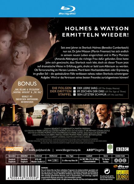 Sherlock - Staffel 3 [2 BRs]