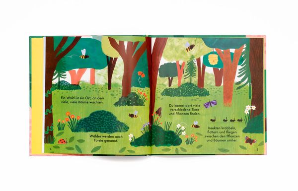 Wunderbarer Wald: Insekten und Blumen