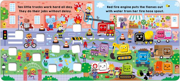 Produktbild: Ten Little Trucks (Little Squishies)