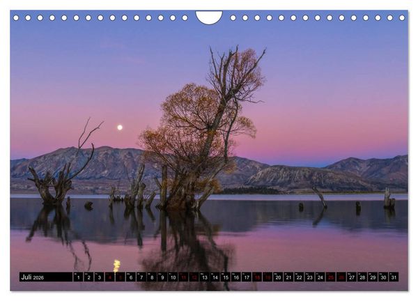Produktbild: Trauminseln Neuseeland (Wandkalender 2026 DIN A4 quer), CALVENDO Monatskalender