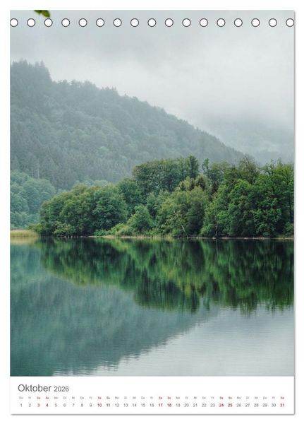 Produktbild: Alpenseen (Tischkalender 2026 DIN A5 hoch), CALVENDO Monatskalender