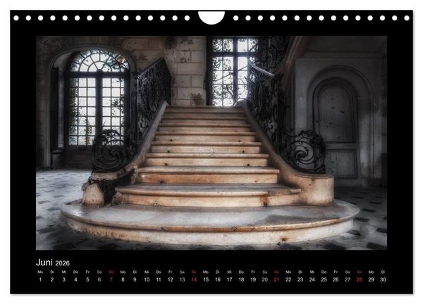 Produktbild: Lost Places - vergessene orte vergessener glanz (Wandkalender 2026 DIN A4 quer), CALVENDO Monatskalender