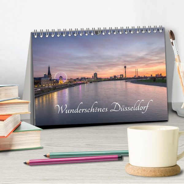 Produktbild: Wundersch&ouml;nes D&uuml;sseldorf (Tischkalender 2026 DIN A5 quer), CALVENDO Monatskalender