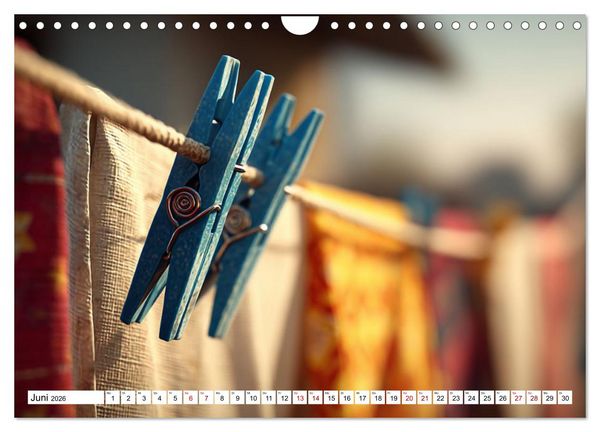 Produktbild: Montag ist Waschtag (Wandkalender 2026 DIN A4 quer), CALVENDO Monatskalender