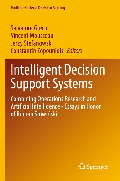 Produktbild: Intelligent Decision Support Systems
