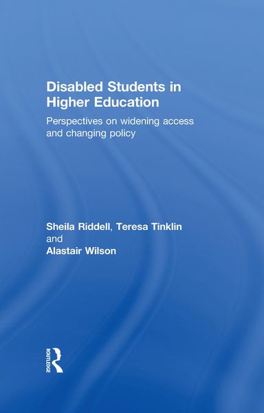 Produktbild: Disabled Students in Higher Education