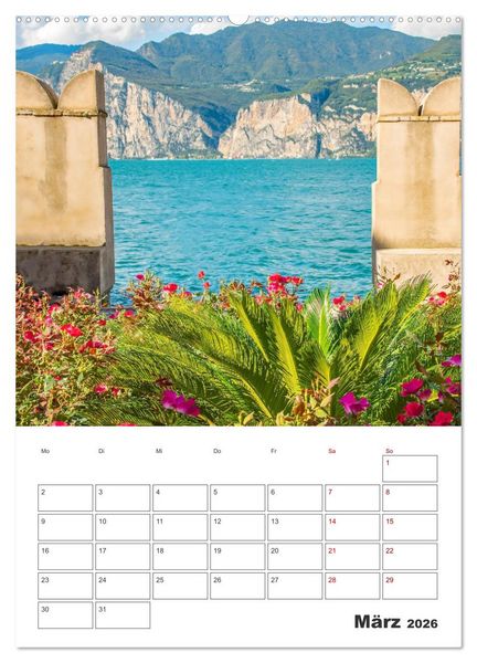 Produktbild: Malcesine am Gardasee - Impressionen (Wandkalender 2026 DIN A2 hoch), CALVENDO Monatskalender