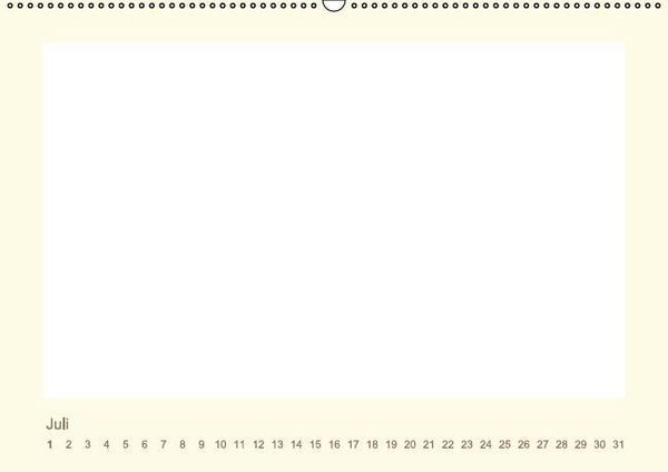 Produktbild: Immerw&auml;hrender Kalender zum selber Gestalten (Wandkalender immerw&auml;hrend DIN A3 quer)