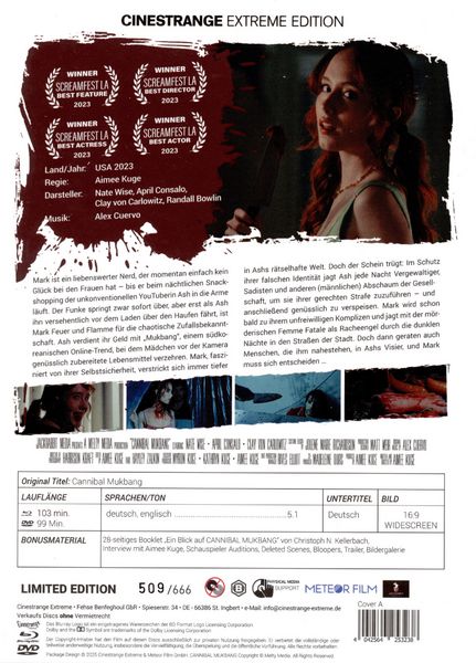 Produktbild: Cannibal Mukbang - Limitiertes Mediabook - Cover A (Blu-ray + DVD)
