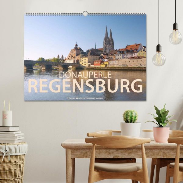 Produktbild: Donauperle Regensburg (Wandkalender 2026 DIN A2 quer), CALVENDO Monatskalender