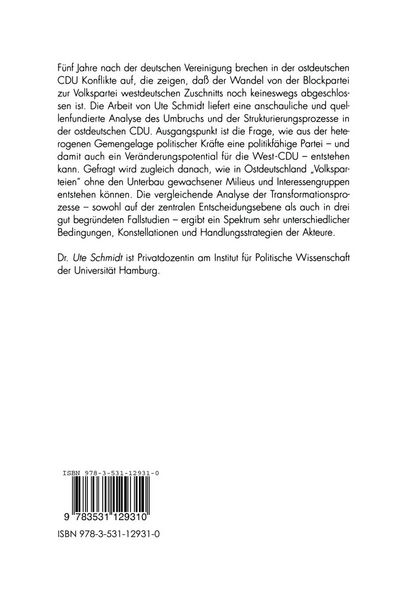 Produktbild: Von der Blockpartei zur Volkspartei?