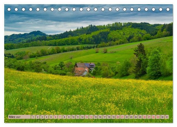 Produktbild: Freiburg Regio (Tischkalender 2027 DIN A5 quer), CALVENDO Monatskalender
