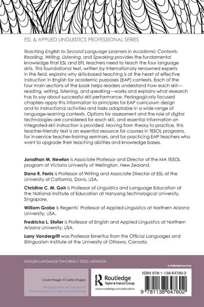 Produktbild: Teaching English to Second Language Learners in Academic Contexts