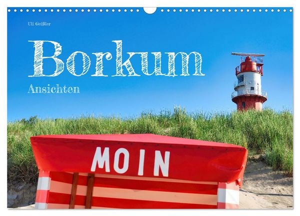 Produktbild: Borkum Ansichten (Wandkalender 2026 DIN A3 quer), CALVENDO Monatskalender