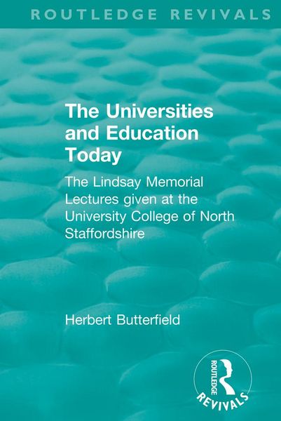 Produktbild: Routledge Revivals: The Universities and Education Today (1962)