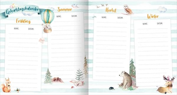 Produktbild: Meine ersten Freunde &ndash; Waldtiere (Aquarell-Optik)