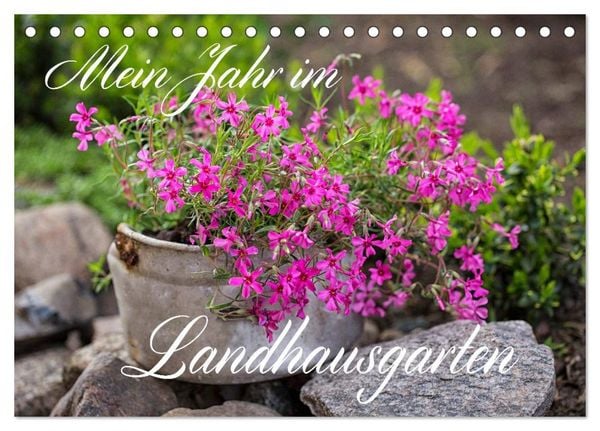 Produktbild: Mein Jahr im Landhausgarten (Tischkalender 2026 DIN A5 quer), CALVENDO Monatskalender