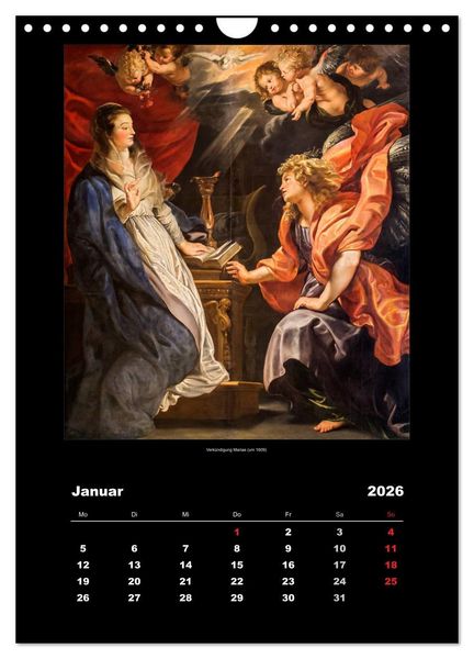Produktbild: Peter Paul Rubens - Rubens (Wandkalender 2026 DIN A4 hoch), CALVENDO Monatskalender