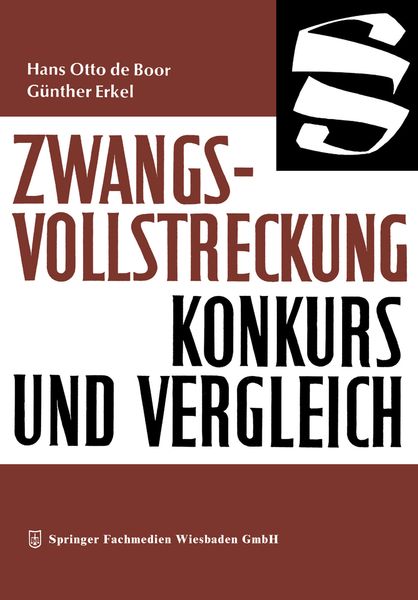 Produktbild: Zwangsvollstreckung Konkurs und Vergleich