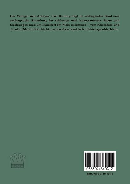 Produktbild: Frankfurter Sagen- und Geschichtenbuch