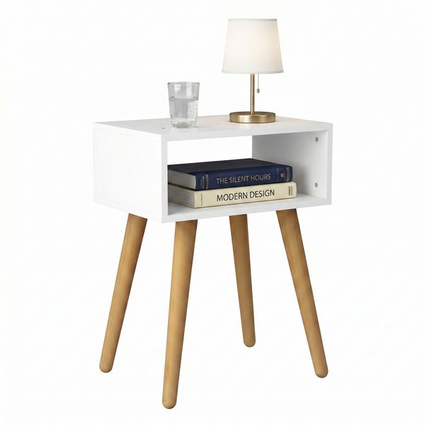 Produktbild: Nachttisch mit Ablagefach 45x30x56 cm Singol M