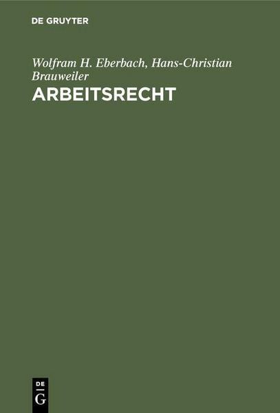 Produktbild: Arbeitsrecht