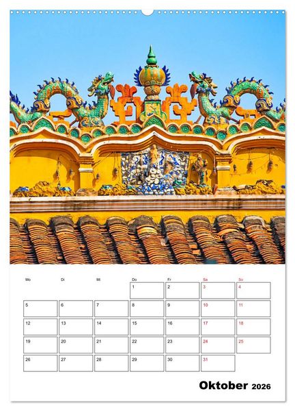 Produktbild: Ho-Chi-Minh-Stadt - die sch&ouml;nsten Sehensw&uuml;rdigkeiten (Wandkalender 2026 DIN A2 hoch), CALVENDO Monatskalender