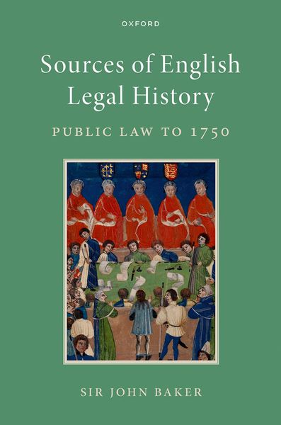 Produktbild: Sources of English Legal History