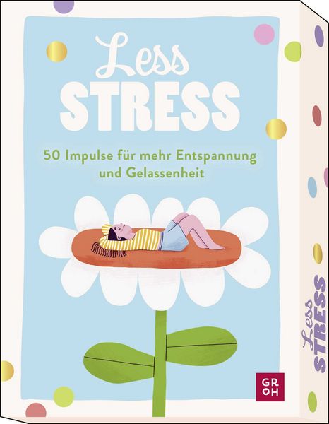 Produktbild: Impulskarten: Less stress &ndash; 50 Impulse f&uuml;r mehr Entspannung und Gelassenheit