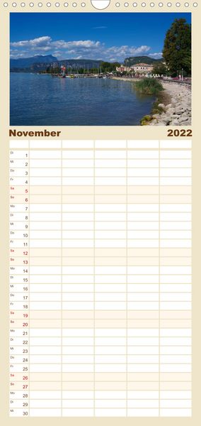 Produktbild: Familienplaner Lazise und Umgebung (Wandkalender 2022 , 21 cm x 45 cm, hoch)
