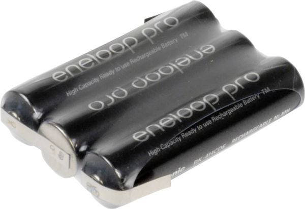 Panasonic eneloop Pro Akkupack 3x Micro (AAA) Z-Lötfahne NiMH 3.6V 900 mAh