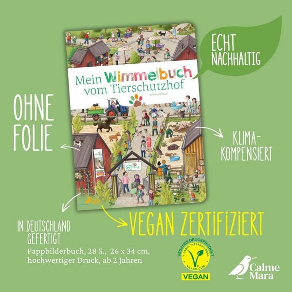 Produktbild: Mein Wimmelbuch vom Tierschutzhof