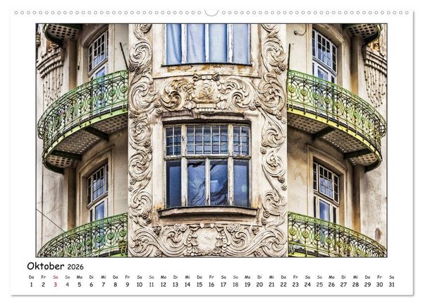 Produktbild: Wiener Jugendstil-Fassaden (Wandkalender 2026 DIN A2 quer), CALVENDO Monatskalender