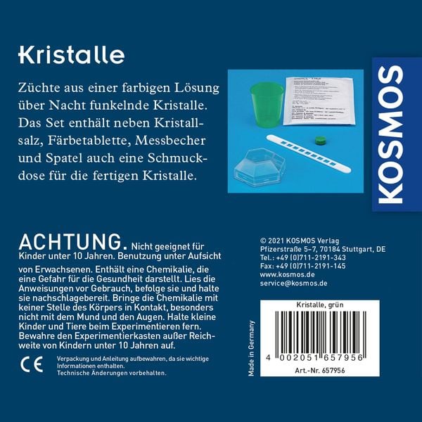 Produktbild: Gr&uuml;ne Kristalle selbst z&uuml;chten