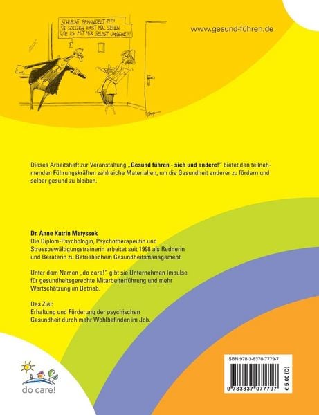 Produktbild: Gesund f&uuml;hren - Das Arbeitsheft zur Veranstaltung