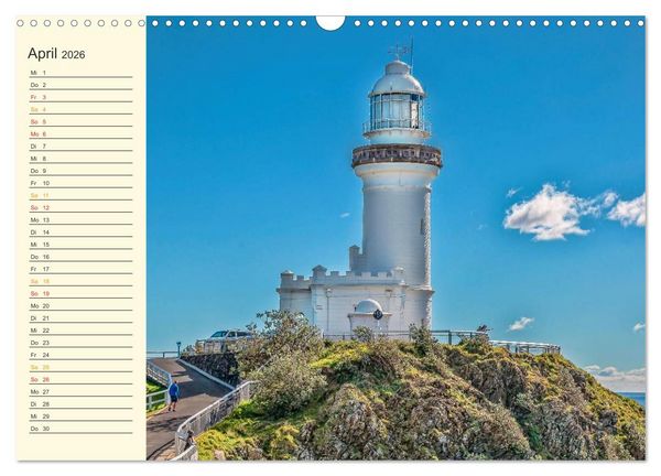Produktbild: Leuchtt&uuml;rme - maritime Wegweiser weltweit (Wandkalender 2026 DIN A3 quer), CALVENDO Monatskalender