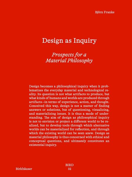 Produktbild: Design as Inquiry