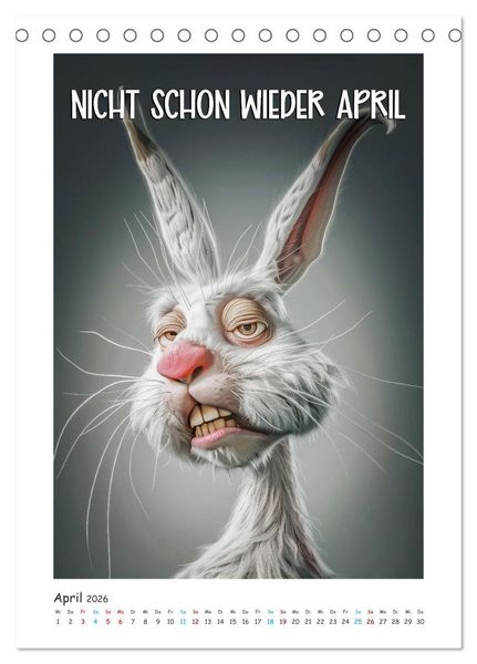Produktbild: Lach Dich fit ! (Tischkalender 2026 DIN A5 hoch), CALVENDO Monatskalender