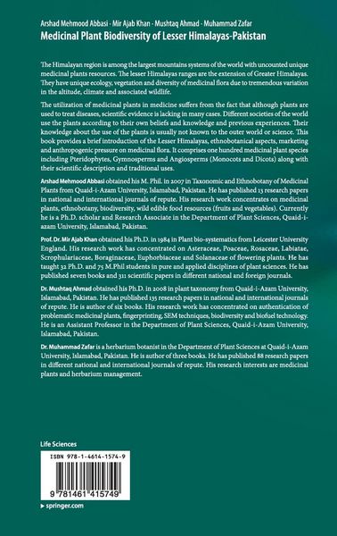 Produktbild: Medicinal Plant Biodiversity of Lesser Himalayas-Pakistan