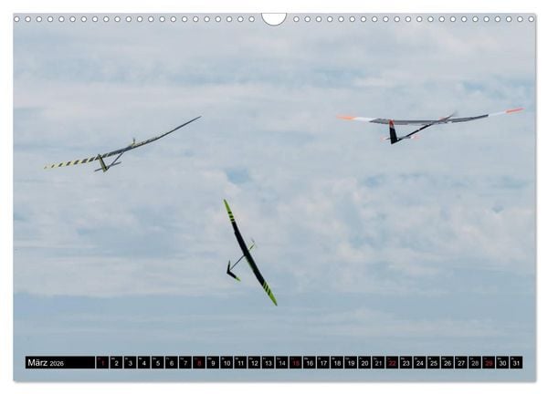 Produktbild: Modellflugkalender 2026 (Wandkalender 2026 DIN A3 quer), CALVENDO Monatskalender