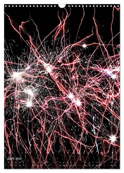 Produktbild: FEUERWERK - Lichtspiele (Wandkalender 2026 DIN A3 hoch), CALVENDO Monatskalender
