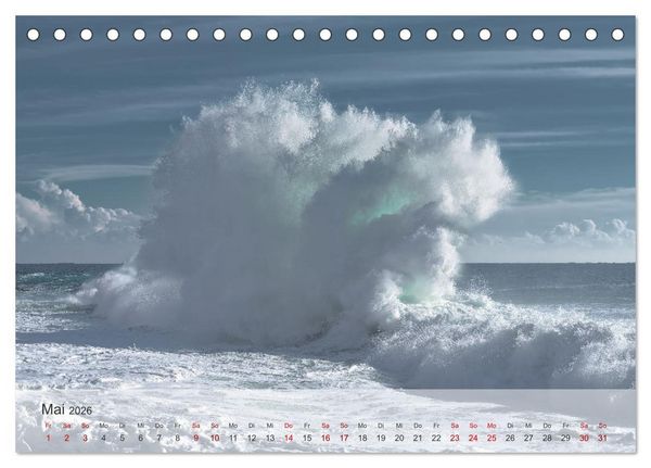 Produktbild: Rhapsodie in Blau (Tischkalender 2026 DIN A5 quer), CALVENDO Monatskalender