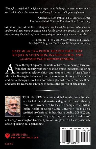 Produktbild: Music of Hate, Music For Healing