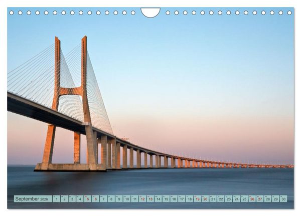 Produktbild: Von Porto bis an die Algarve (Wandkalender 2026 DIN A4 quer), CALVENDO Monatskalender