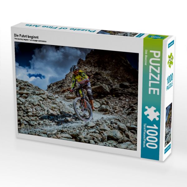 Produktbild: CALVENDO Puzzle Die Fahrt beginnt 1000 Teile Puzzle quer | 1000 Teile Lege-Gr&ouml;&szlig;e 64 &times; 48 cm Foto-Puzzle f&uuml;r gl&uuml;ckliche Stunden