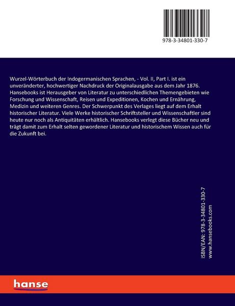 Produktbild: Wurzel-W&ouml;rterbuch der Indogermanischen Sprachen,