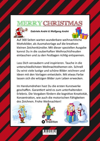 Produktbild: MEGA MALBUCH - 300 SEITEN WUNDERBARE WEIHNACHTSMOTIVE - WITZIGE THEMEN - SANTA CLAUS - SCHNEEM&Auml;NNER - TIERE