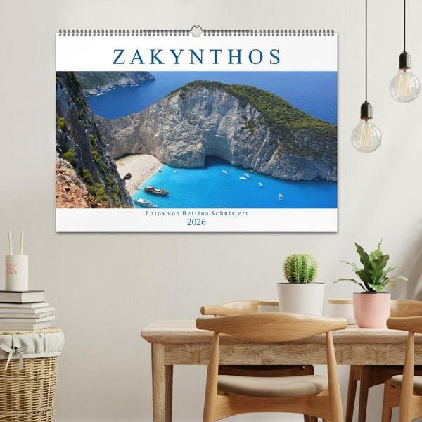 Produktbild: Zakynthos 2026 (Wandkalender 2026 DIN A2 quer), CALVENDO Monatskalender