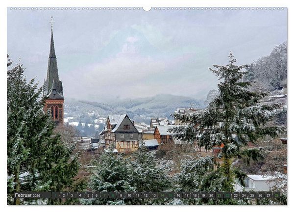 Produktbild: Sch&ouml;nes Biedenkopf Luftkurort in Hessen (hochwertiger Premium Wandkalender 2026 DIN A2 quer), Kunstdruck in Hochglanz