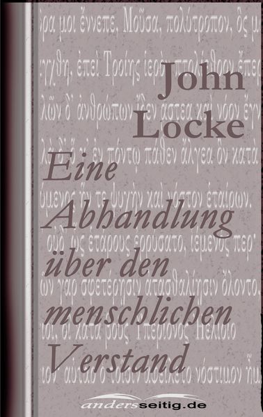 Produktbild: Eine Abhandlung &uuml;ber den menschlichen Verstand